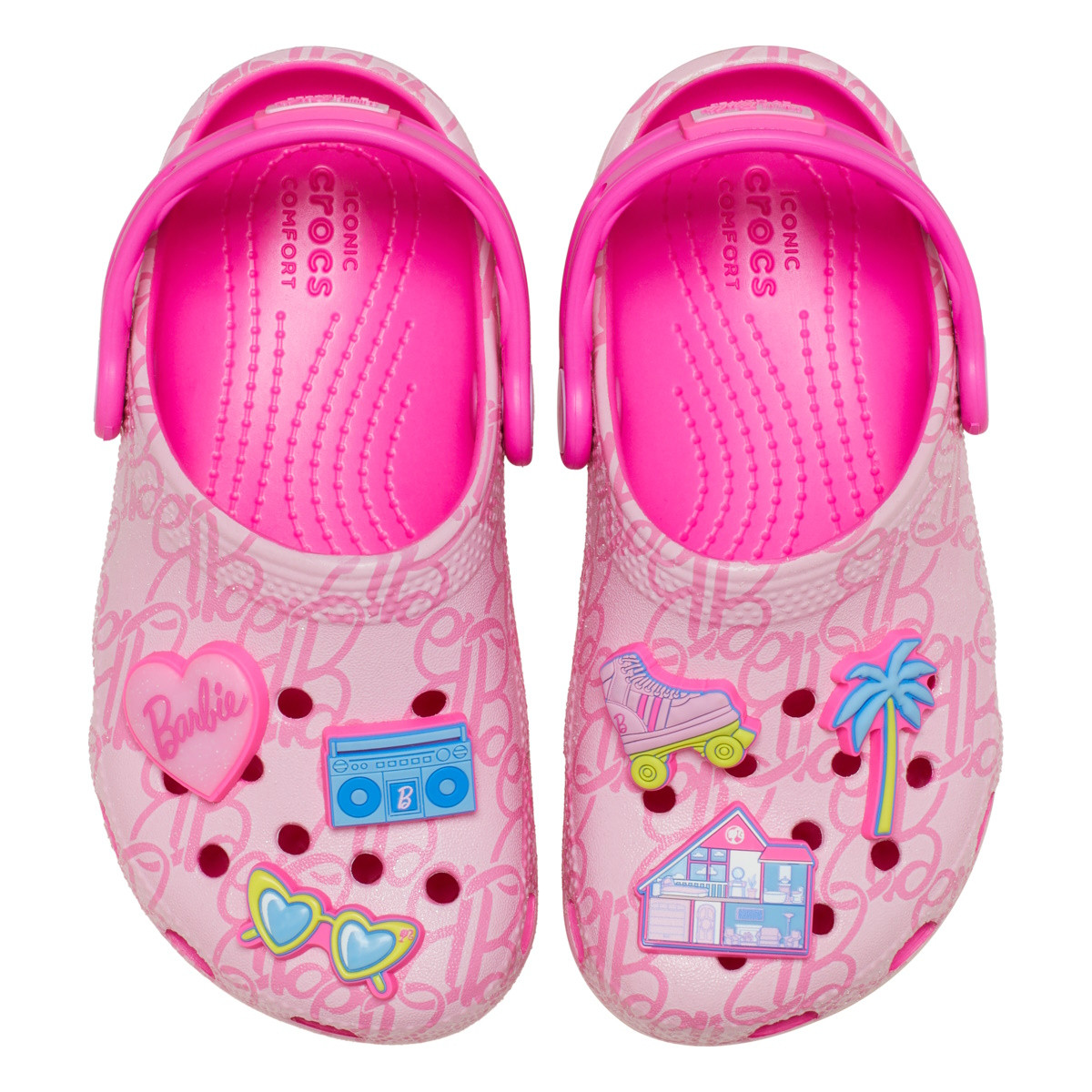 Saboti Crocs Classic Toddler Mattel Pink Barbie Clog Multicolor - Multi - imagine 8